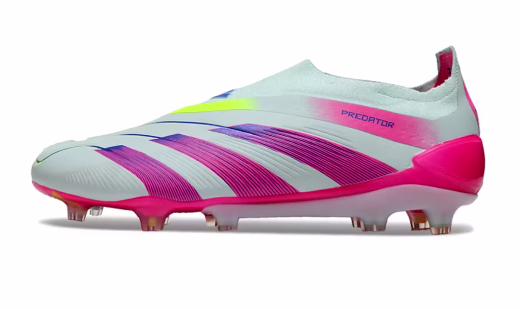 Predator Laceless Elite FG Light Blue Pink