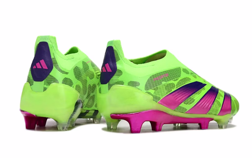 Predator Laceless Elite FG Green Purple Pink