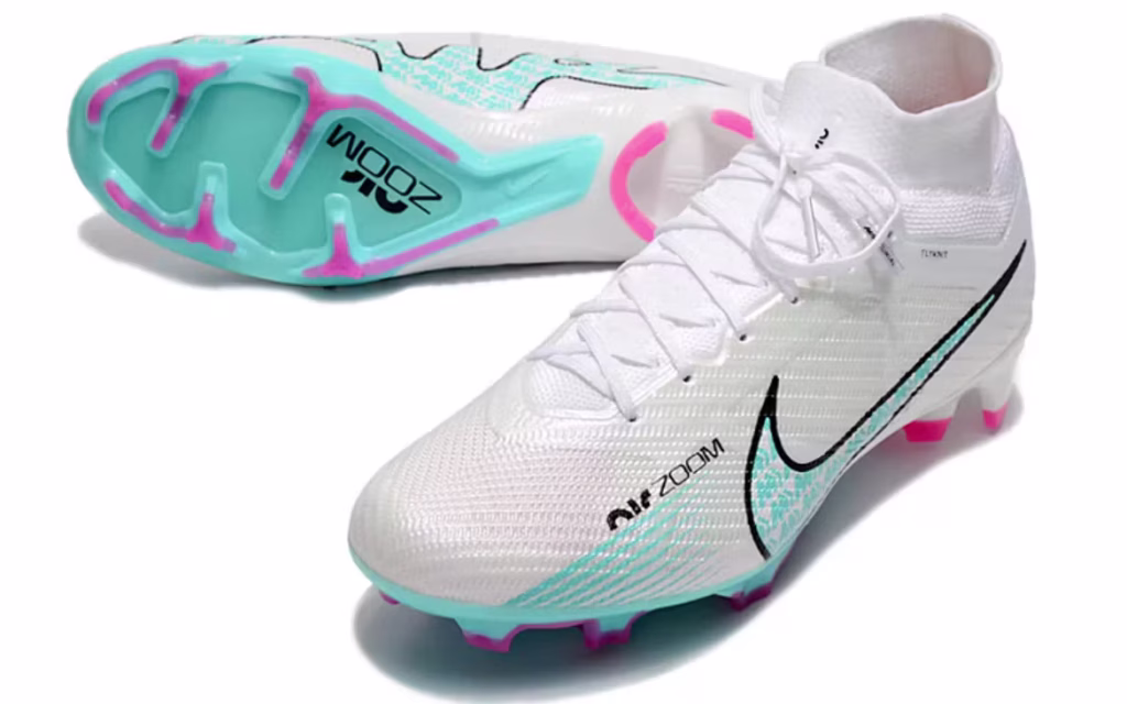 Mercurial Superfly 9 Elite FG White Light Blue