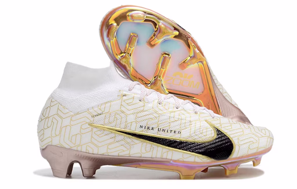 Mercurial Superfly 9 "White Black Gold"