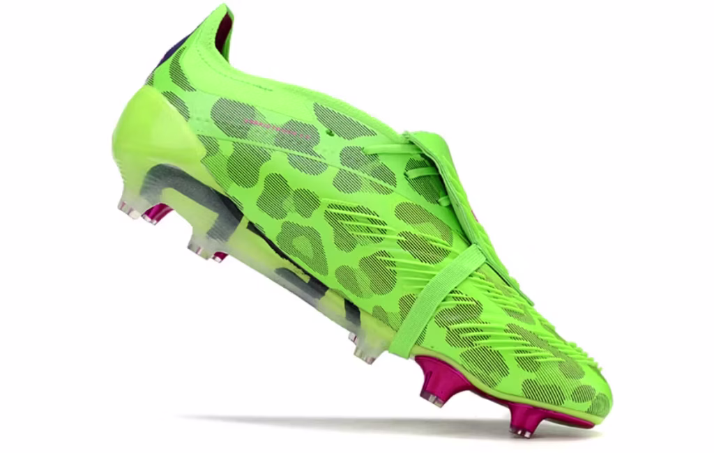 Predator Elite Fold-Over Tongue FG Green Purple Neon