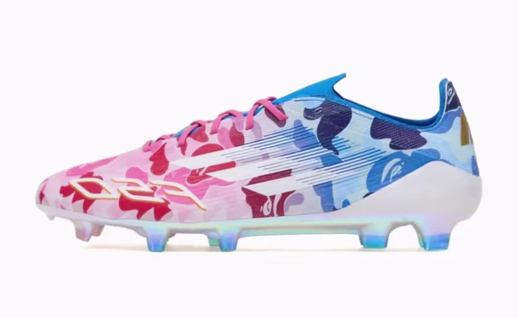 Adidas F50 X Bape "Pink & Blue"