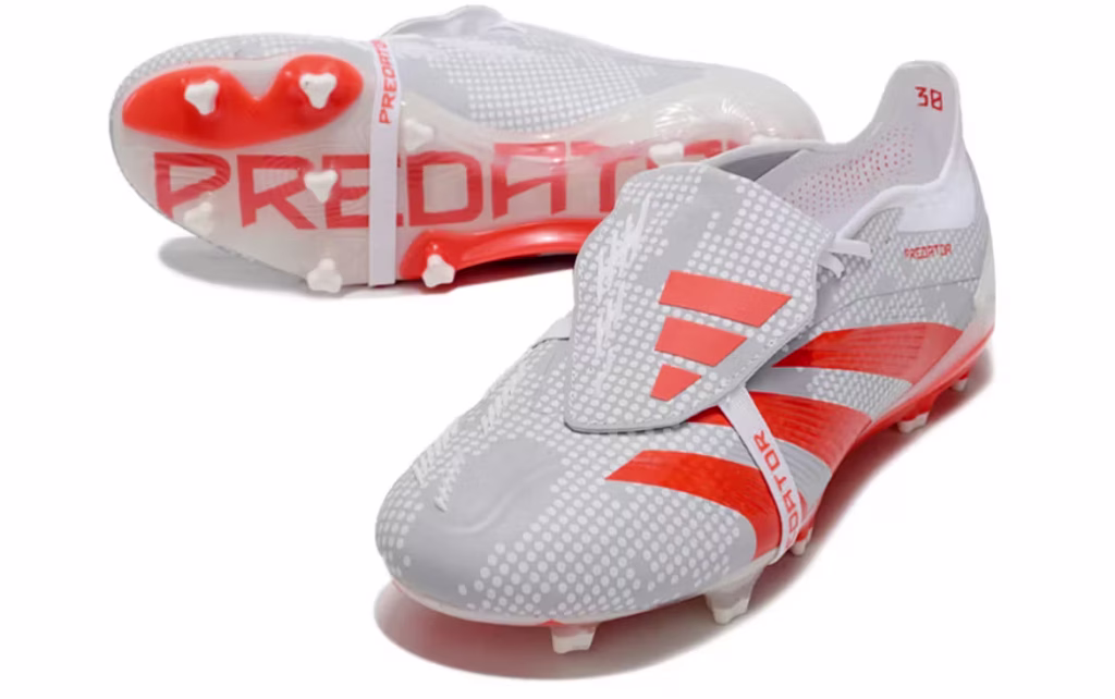 Predator Elite Tongue FG Light Gray Orange