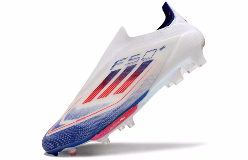 F50+ Elite Laceless FG Blue Red White