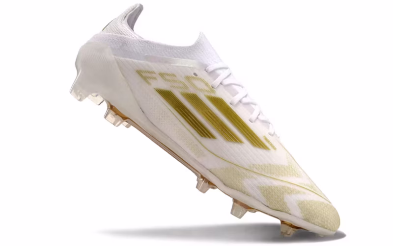 Adidas F50 Elite FG Golden White