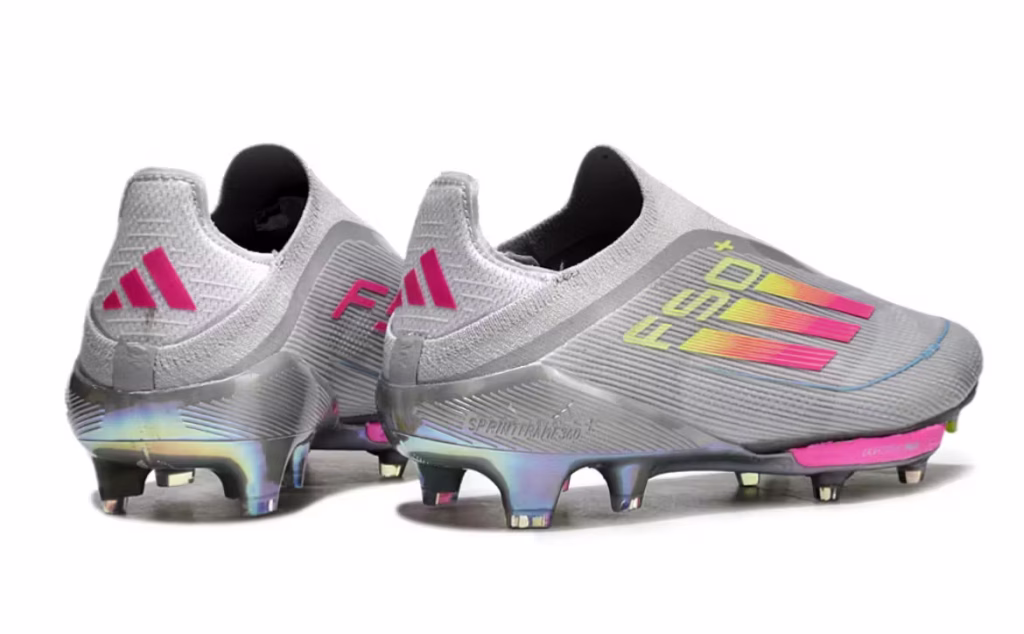 F50+ Elite Laceless FG Gray Pink