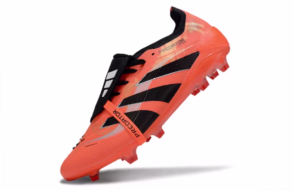 Predator Elite with Tongue with Lace FG Orange Black