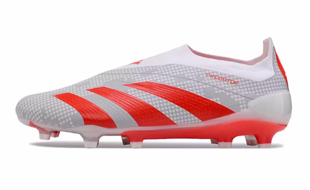 Predator Laceless Elite FG Light Gray Orange