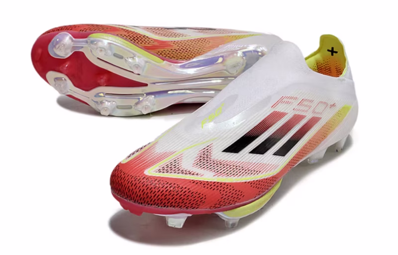 Adidas F50+ Elite Laceless FG Orange White