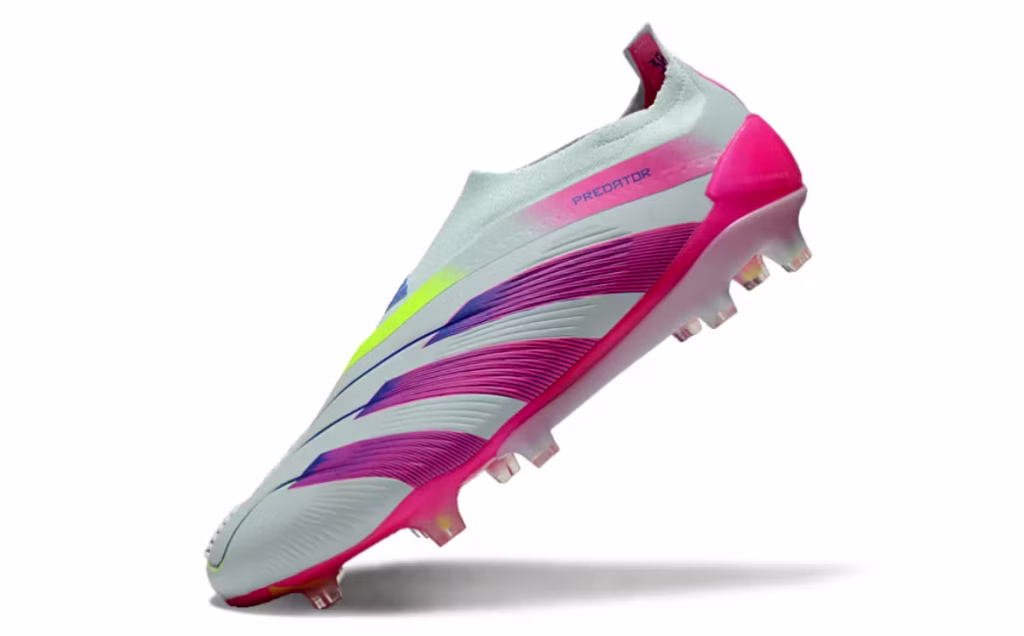 Predator Laceless Elite FG Light Blue Pink