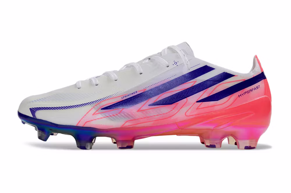 Adidas F50 Hyperfast EVO Elite FG with Lace White Purple Pink