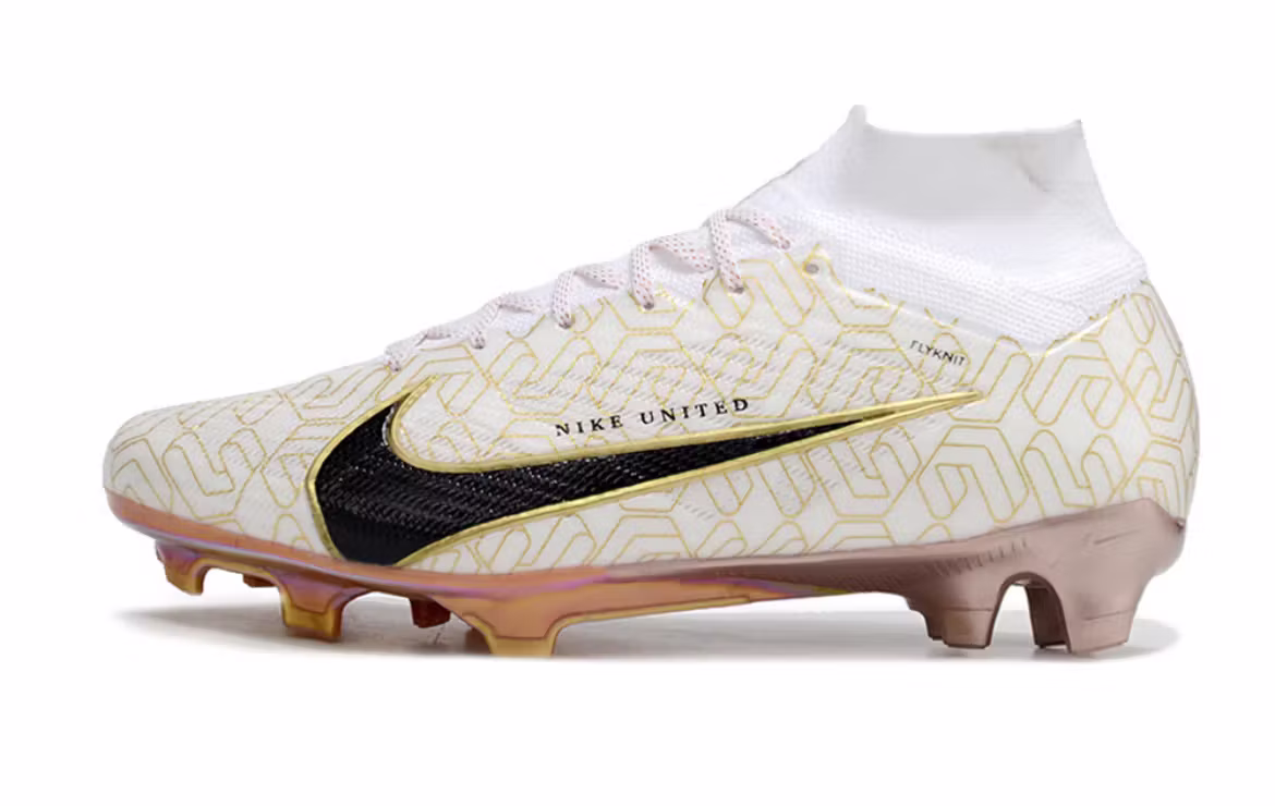 Nike Mercurial Air Zoom Superfly 9 "White Black Gold"