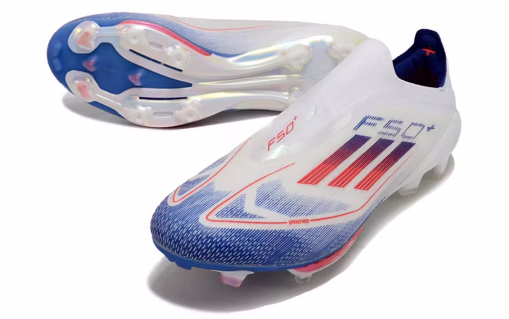 F50+ Elite Laceless FG Blue Red White