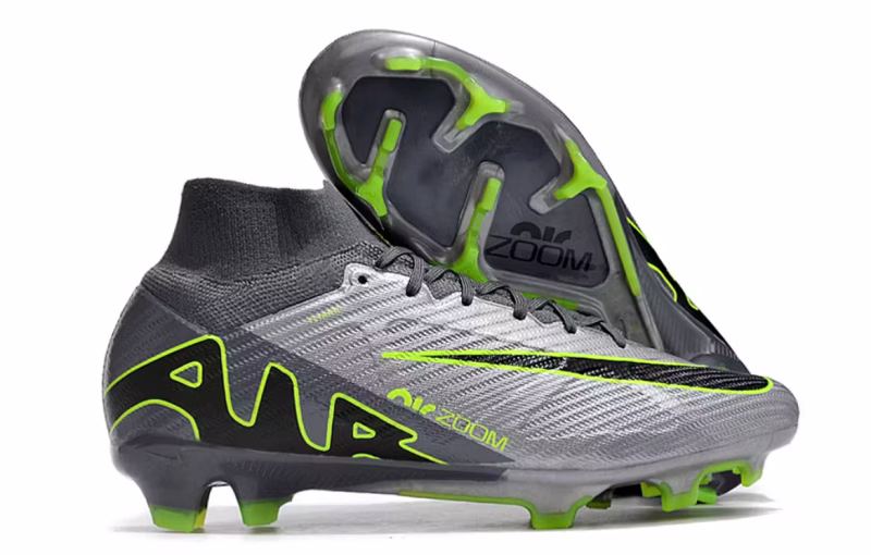 Nike Mercurial Superfly 9 Elite FG Silver/Neon