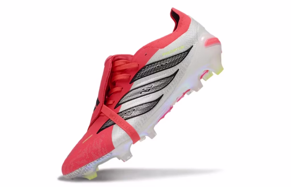 Predator Elite Fold-Over Tongue Red Gray FG/TF