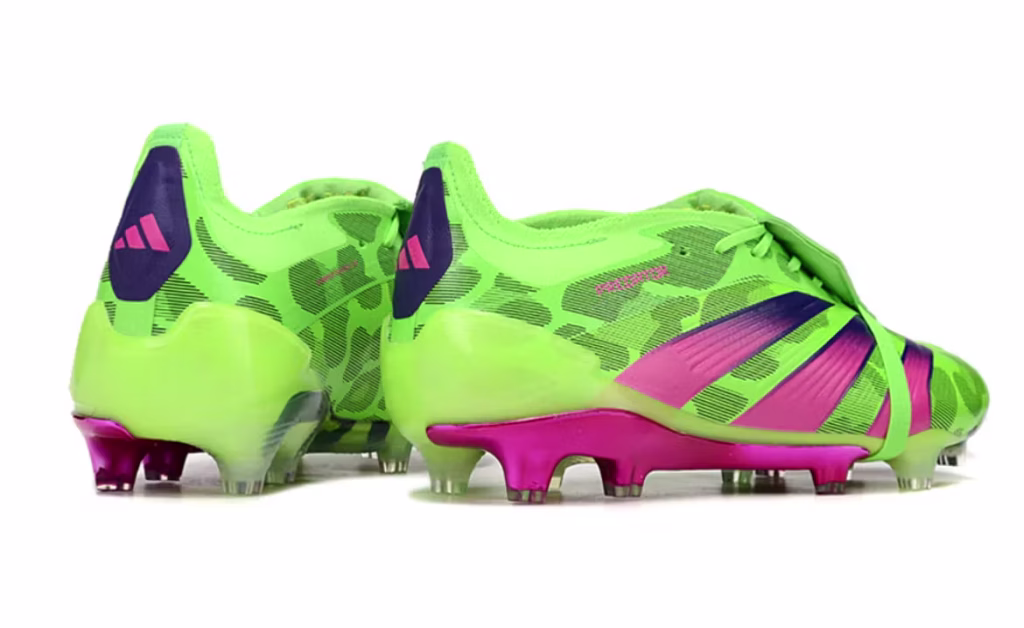 Predator Elite Fold-Over Tongue FG Green Purple Neon