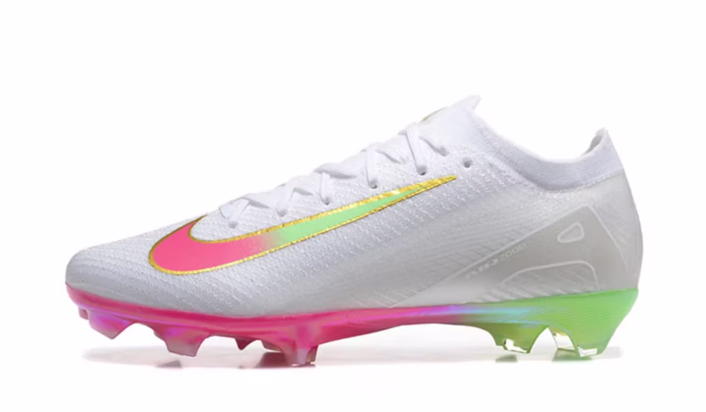 Mercurial Vapor 16 Elite FG White Pink Green