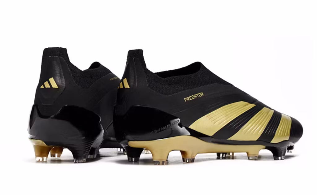 Predator Elite Laceless FG Gold Black
