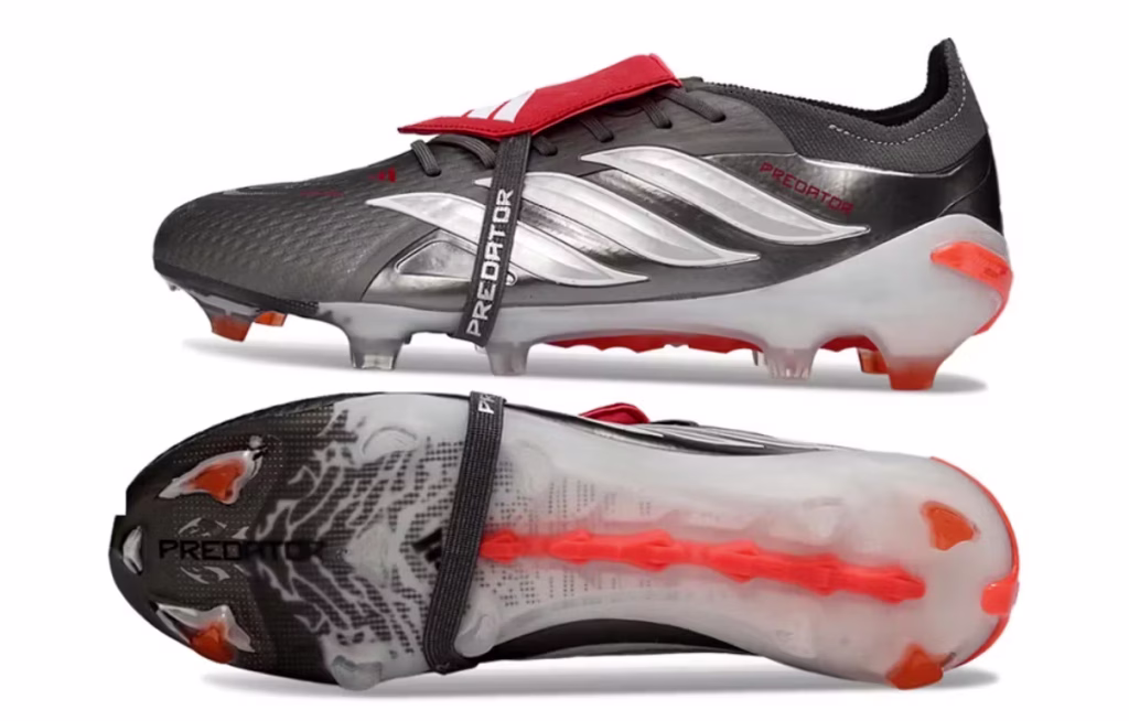 Predator Fold-Over Tongue FG Dark Gray Red