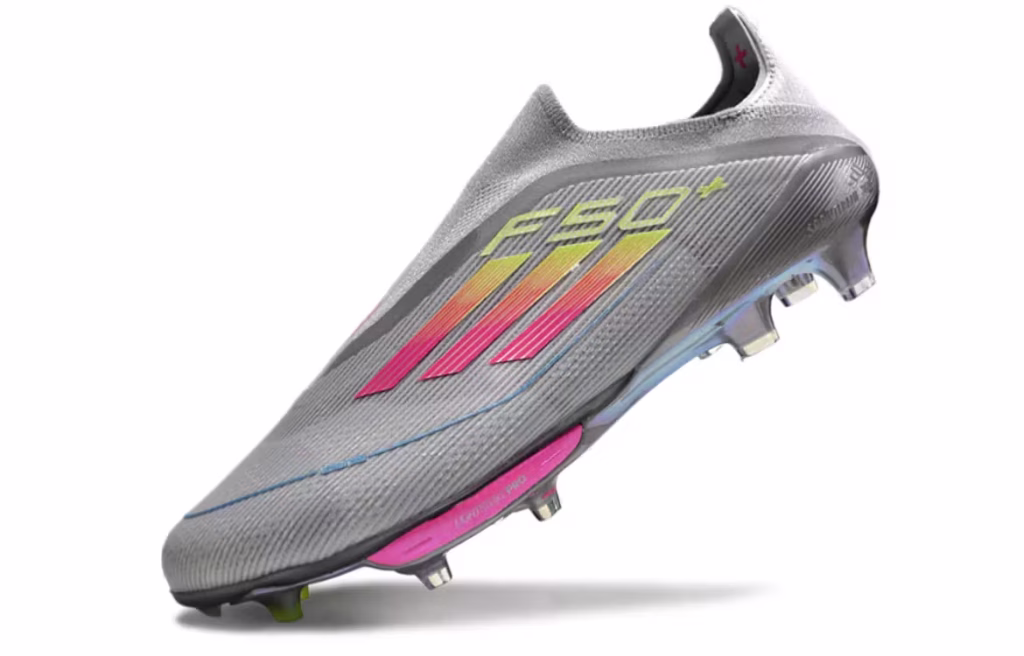 F50+ Elite Laceless FG Gray Pink