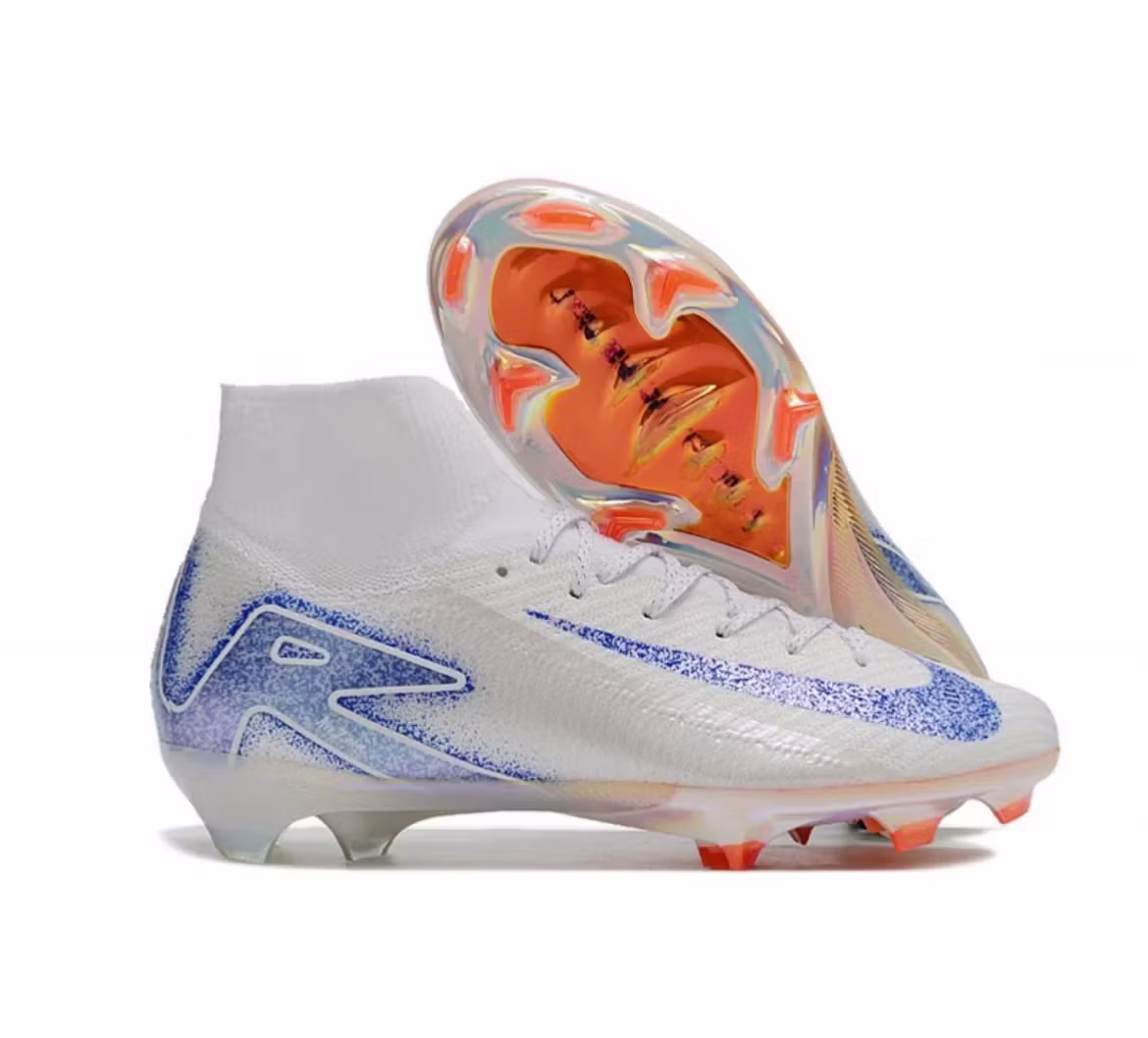 Nike Mercurial Air Zoom Superfly 10 Elite FG white Dark Blue