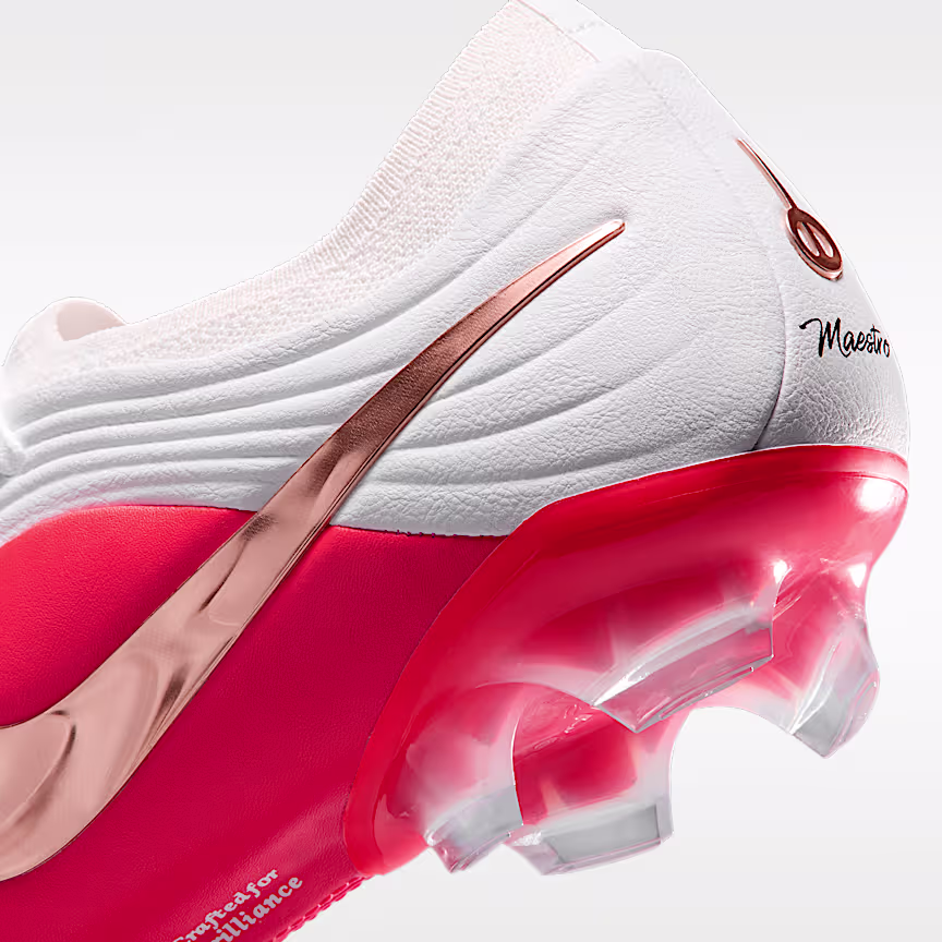 Tiempo Maestro Elite Low-Top White Red FG/TF - Break 'Em Pack